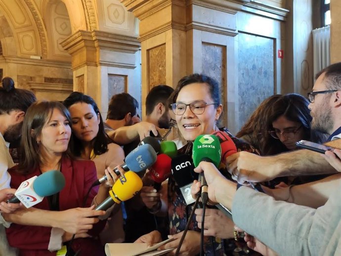 La diputada de la CUP Natlia Snchez