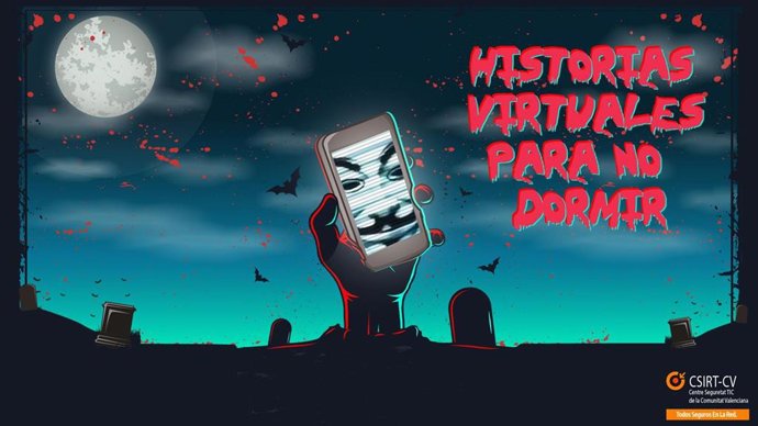 Imagen de la campaña de la Generalitat para combatir amenazas reales del ciberespacio