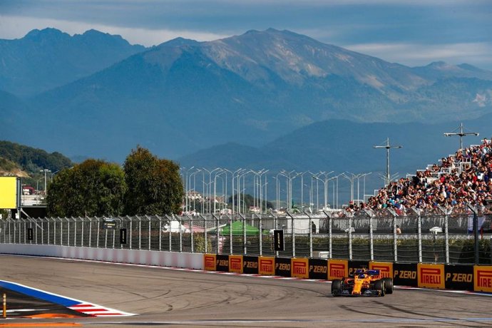 McLaren en el Gran Premio de Rusia 2018
