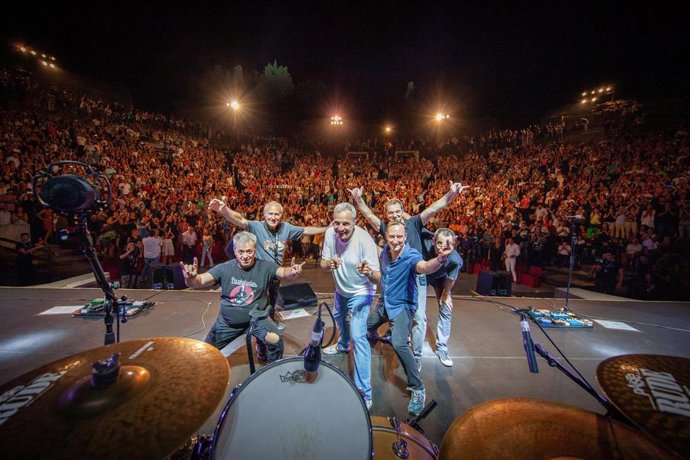 Hombres G en el Teatro Romano de Mérida, en imagen de archivo 