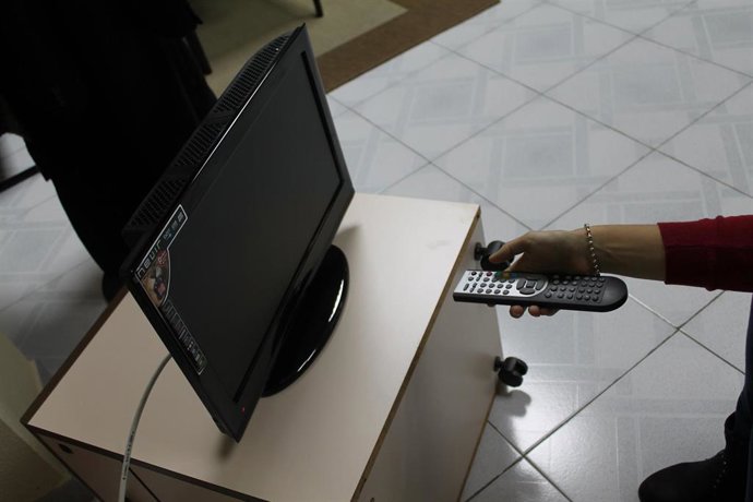 Televisión en una imagen de archivo  