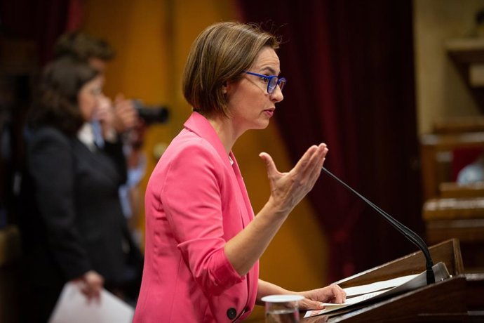 Anna Caula (ERC) interviene en la segunda jornada del Debate de Política General
