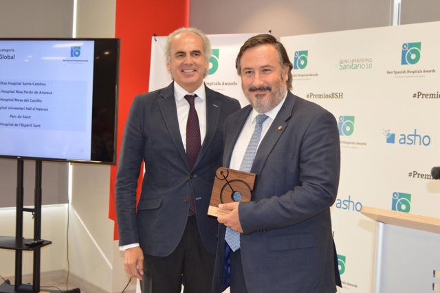 El Hospital Mesa del Castillo recibe el premio nacional BHS a la mejor gestión clínica global
