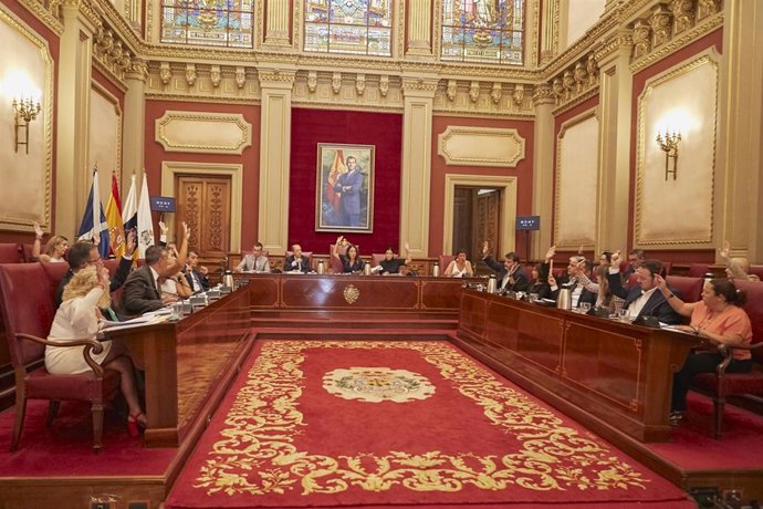 Pleno del Ayuntamiento de Santa Cruz de Tenerife