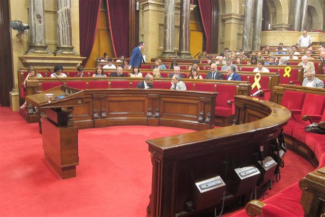 Foto de archivo del Pleno del Parlament el miércoles 25 de septiembre