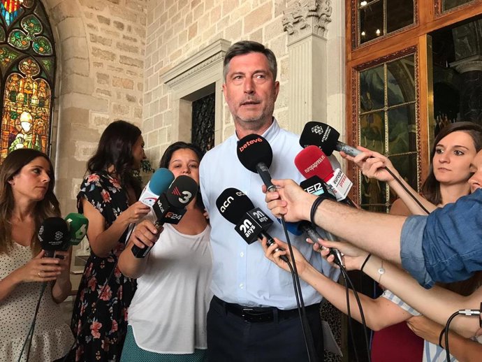El regidor a l'Ajuntament de Barcelona Jordi Martí, de JxCat, en una imatge d'arxiu