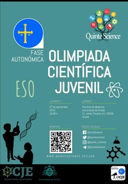 Cartel anunciador de la I Olimpiada Científica Juvenil