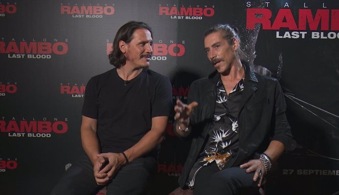 Óscar Jaenada y Sergio Peris-Mencheta, villanos en 'Rambo: Last Blood': "No es u