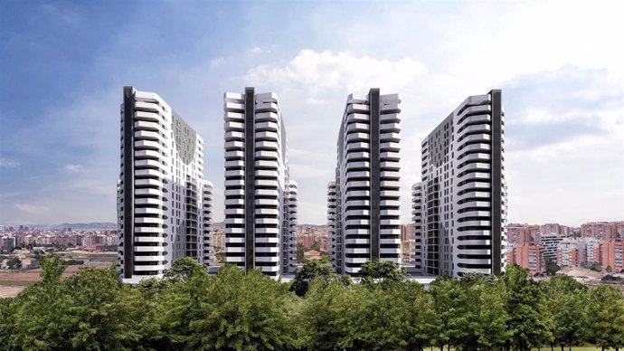Torres de viviendas que Neinor construirá en Valencia
