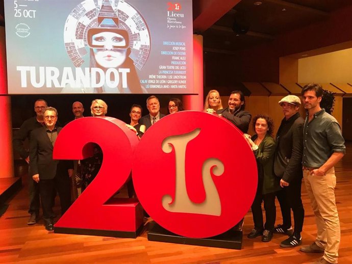 Presentación de la ópera 'Turandot' en el Liceu bajo la dirección de Franc Aleu