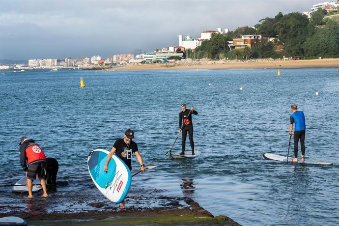 Pablo Zuloaga, vicepresidente de Cantabria, en la presentación del OctoberSurf