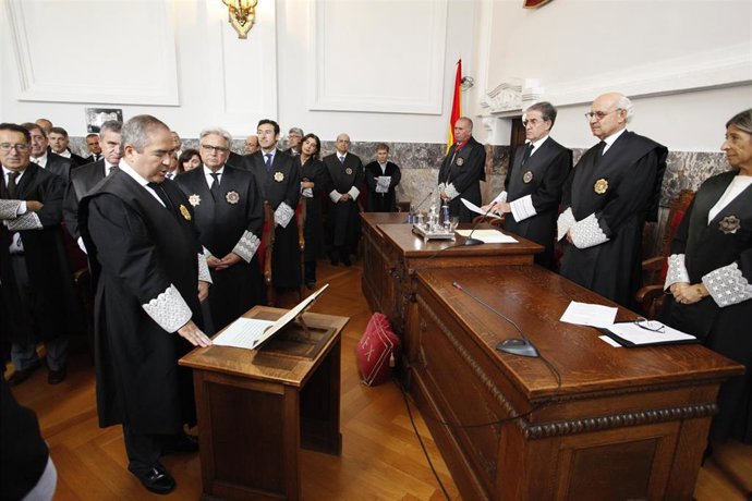 Toma de posesión del nuevo presidente de la Audiencia Provincial de A Coruña.