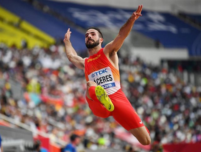 Eusebio Cáceres en el Mundial de Doha