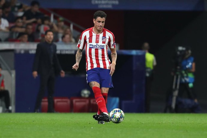 Josema Giménez, en un partido con el Atlético de Madrid.