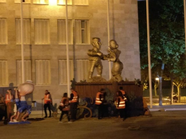 Logroño ha indultado este año la Quema de la Cuba del fin de fiestas de San Mateo 2019, uniéndose a la 'Huelga Mundial por el Clima'