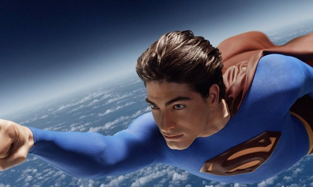 Brandon Routh como el Hombre de Acero en Superman Returns