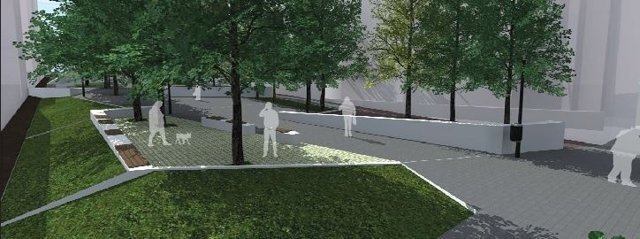 Recreacion del Paseo Virgen del Rocío