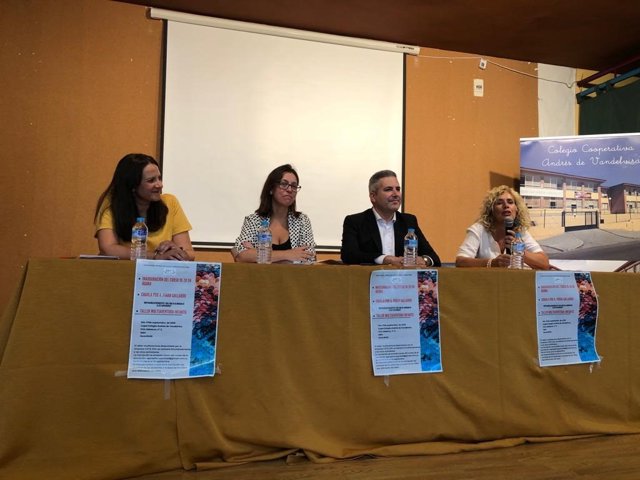 El delegado territorial del ramo, Antonio Sutil, durante su participación en la inauguración del curso 2019/2020 de Ágora Altas Capacidades Jaén