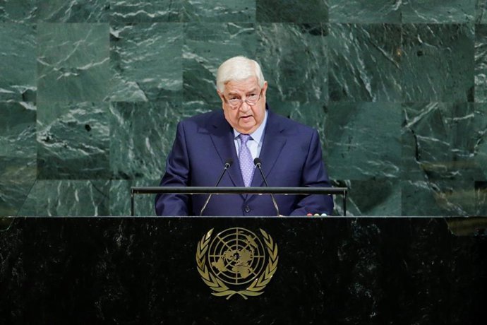 El ministro de Exteriores sirio, Walid al Mualem