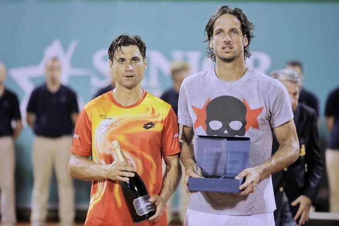 David Ferrer y Feliciano López en el IV Senior Masters Cup