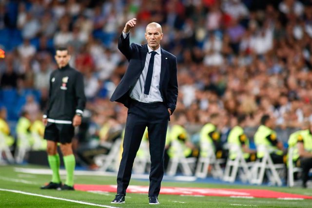 Zinédine Zidane, entrenador del Real Madrid.