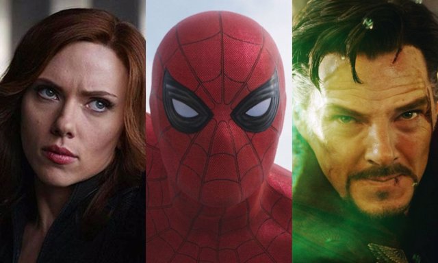 Viuda Negra, Spider-Man y Doctor Strange, tres de los personjes que tendrán película en esta nueva etapa