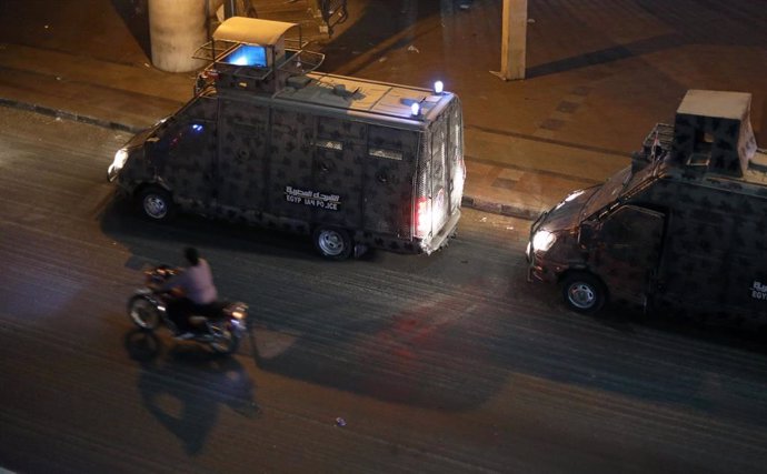 Policía en El Cairo, Egipto