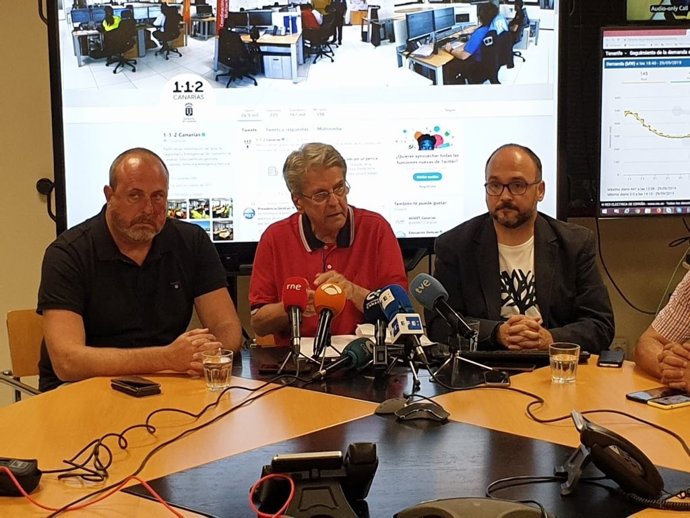 Rueda de prensa sobre el apagón de Tenerife