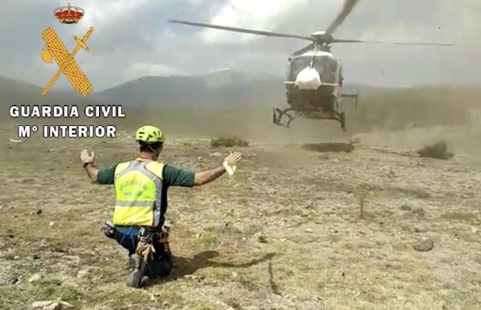 Helicóptero especialista en rescate
