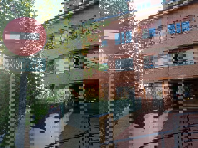 Calle Santa Ana donde apareció la cabeza