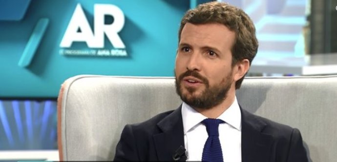 Entrevista al líder del PP, Pablo Casado