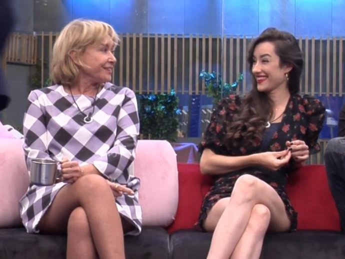 Mila Ximénez junto con Adara en la casa de 'GH VIP 7'