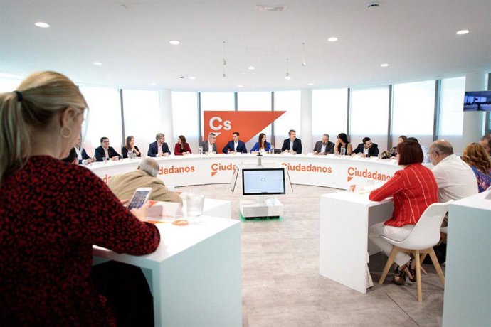 Reunión de la Ejecutiva nacionald de Ciudadanos en la sede del partido
