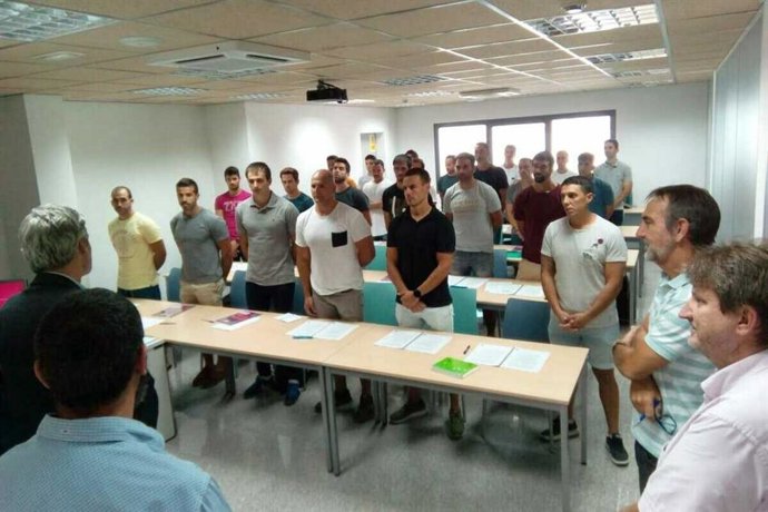 Inicio de la tercera edición del curso básico de Bomberos de Mallorca