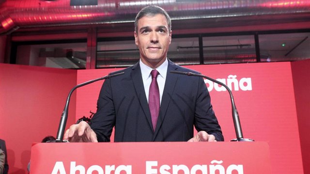 Acto de presentación del lema de campaña del PSOE para las elecciones del 10 de noviembre
