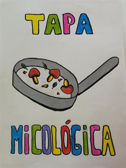 Dibujo ganador que anunciará el cartel de la XII Semana de la Tapa Micológica