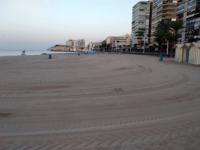 Playa de Benidorm, imagen de archivo.