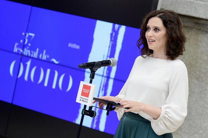 Imagen de archivo de la presidenta de la Comunidad de Madrid, Isabel Díaz Ayuso. 