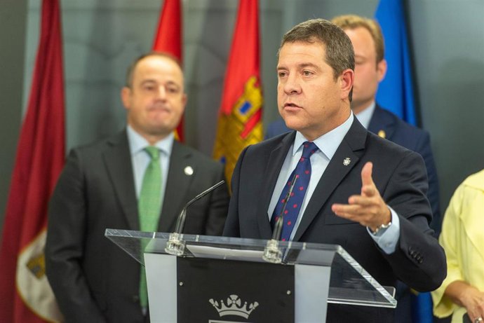 El president de C-LM, Emiliano García-Page, a Albacete