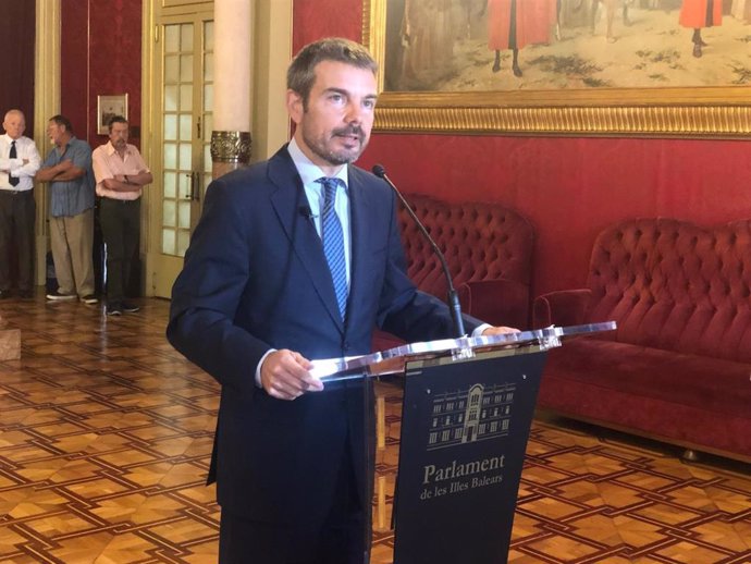 Marc Pérez Ribas, portavoz de Cs en el Parlament balear