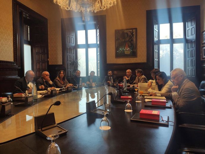Reunión de la Mesa del Parlament