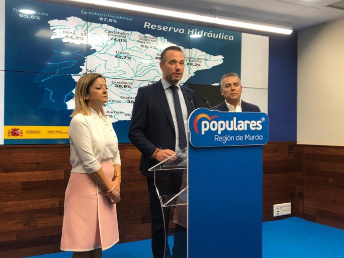 Agua.-Segado: "Sin el Decreto de Sequía, Pedro Sánchez le quita a la Región su e