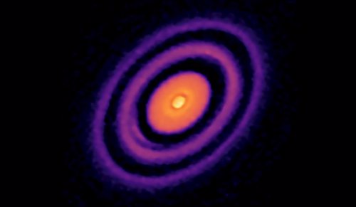 Imagen de un disco protoplanetario