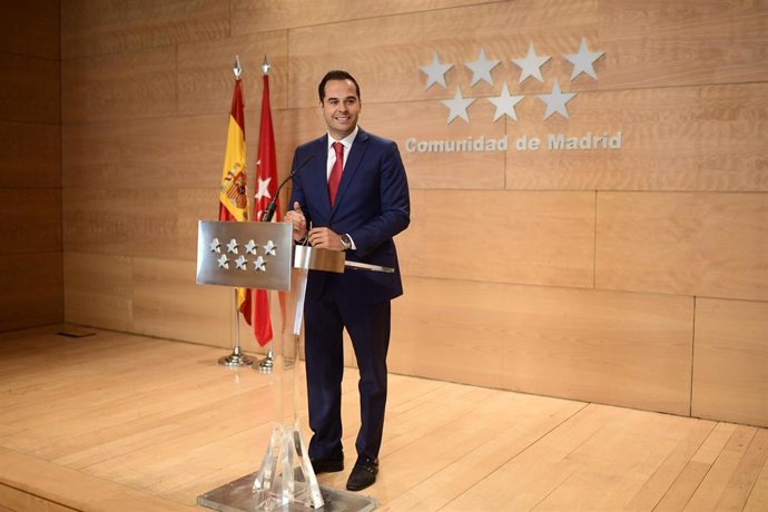 Ignacio Aguado, vicepresidente regional en rueda de prensa posterior al Consejo de Gobierno