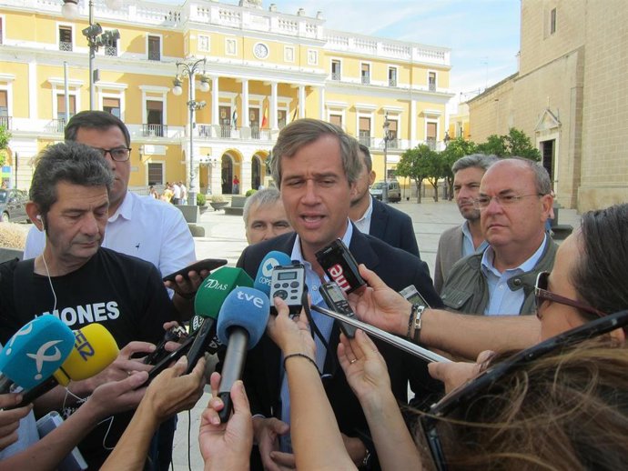 El vicesecretario de Territorial del Partido Popular, Antonio González Terol, en Badajoz
