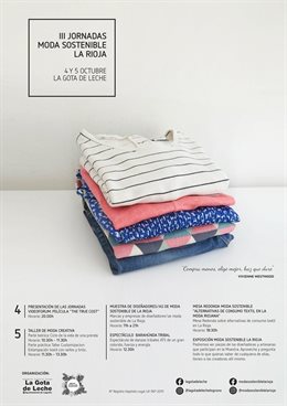 La asociación Moda Sostenible La Rioja organiza sus terceras jornadas, este fin de semana, en La Gota de Leche.