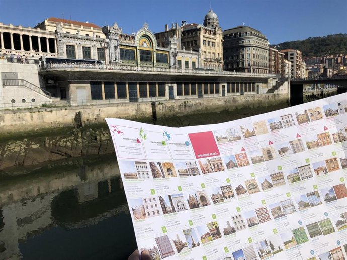 Catálogo con los edificios incluidos en las visitas de Open House Bilbao 2019.