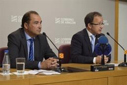 El gerente del IAF, Jesús Arnau y el gerente de AEFA, Jorge Esteban