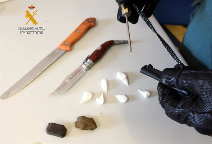 Drogas y armas intervenidas