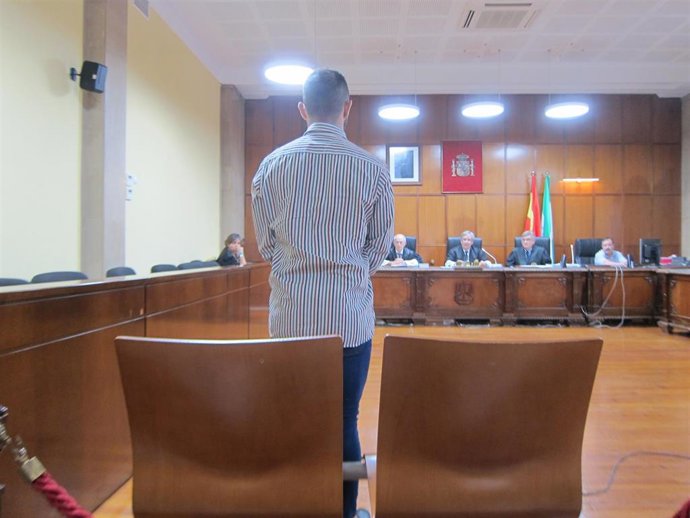 El acusado durante el juicio